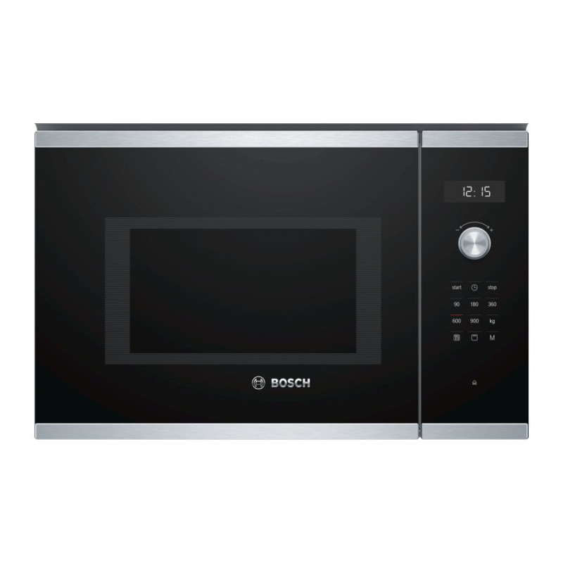 Bosch Serie 6 BEL554MS0 microondas Acero inoxidable Microondas combinado Encimera 25 L 900 W Bosch Serie 6 BEL554MS0 microondas Acero inoxidable Microondas combinado Encimera 25 L 900 W