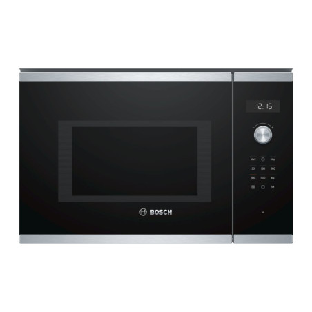 Bosch Serie 6 BEL554MS0 microondas Acero inoxidable Microondas combinado Encimera 25 L 900 W