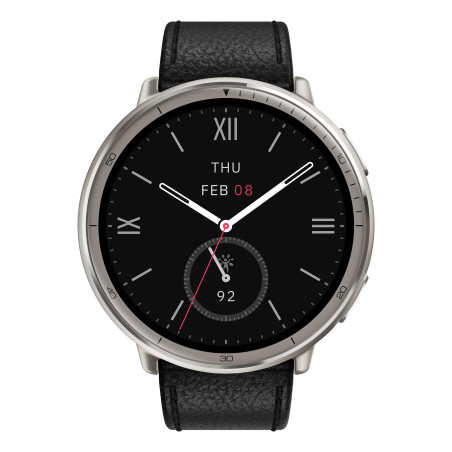 Amazfit W2433EU1N Smartwatch  Sportuhr 3,35 cm (1.32") AMOLED Digital 466 x 466 Pixel Touchscreen Silber