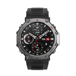 Amazfit T-Rex 3 3,81 cm (1.5") AMOLED 48.5 mm Digital 480 x 480 Pixel Touchscreen Schwarz WLAN GPS