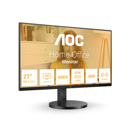 AOC B3 U27B3CF Computerbildschirm 68,6 cm (27") 3840 x 2160 Pixel 4K Ultra HD LCD Schwarz