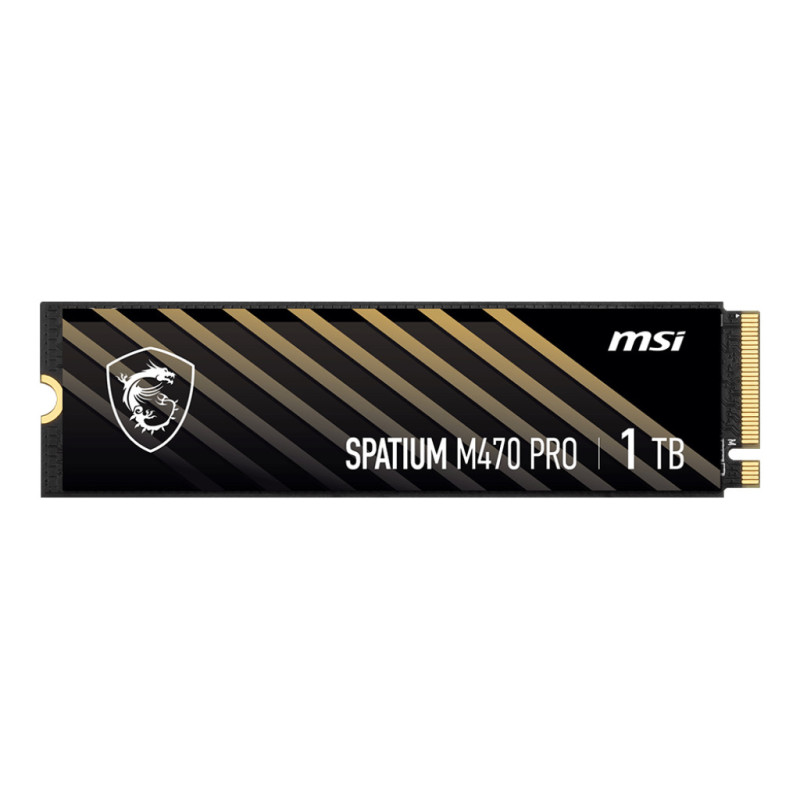 MSI Spatium M470 PRO PCIe 4.0 NVMe M.2 1TB 1 To PCI Express 4.0 3D NAND