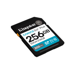 Kingston Technology Canvas Go! Plus 256GB SDXC Canvas Go Plus Gen4 200MB s C10 UHS-I U3 V30