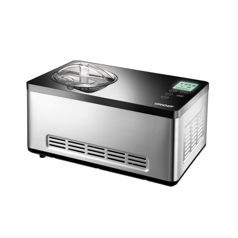 Unold 48845 sorbetière Compresseur pour sorbetière 2 L 180 W Noir, Acier inoxydable Unold 48845 sorbetière Compresseur pour sorbetière 2 L 180 W Noir, Acier inoxydable
