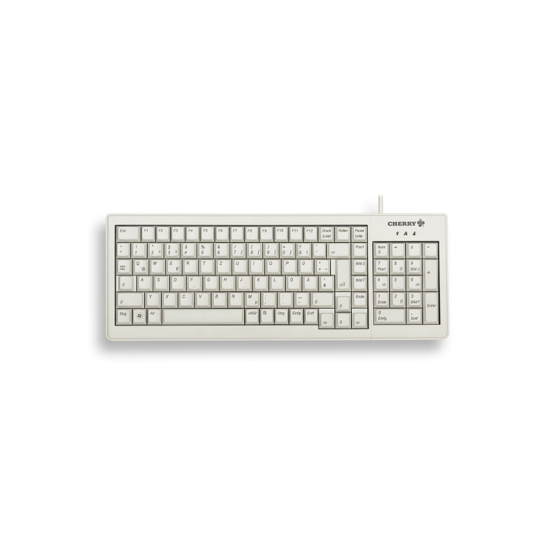 CHERRY XS G84-5200 keyboard Office USB + PS 2 AZERTY French Gray CHERRY XS G84-5200 keyboard Office USB + PS 2 AZERTY French Gray