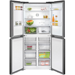 Bosch Serie 4 KMC85LEEA frigorifero side-by-side Libera installazione 547 L E Grigio