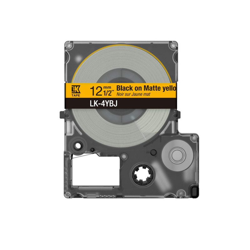 Epson C53S672073 label-making tape Black on yellow