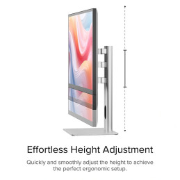ALOGIC Clarity Pro Computerbildschirm 68,6 cm (27") 3840 x 2160 Pixel 4K Ultra HD LCD Schwarz, Silber