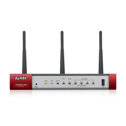 Zyxel USG20W-VPN-EU0101F wireless router Gigabit Ethernet Dual-band (2.4 GHz   5 GHz) Gray, Red
