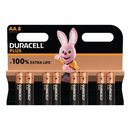 Duracell Plus Einwegbatterie AA Alkali