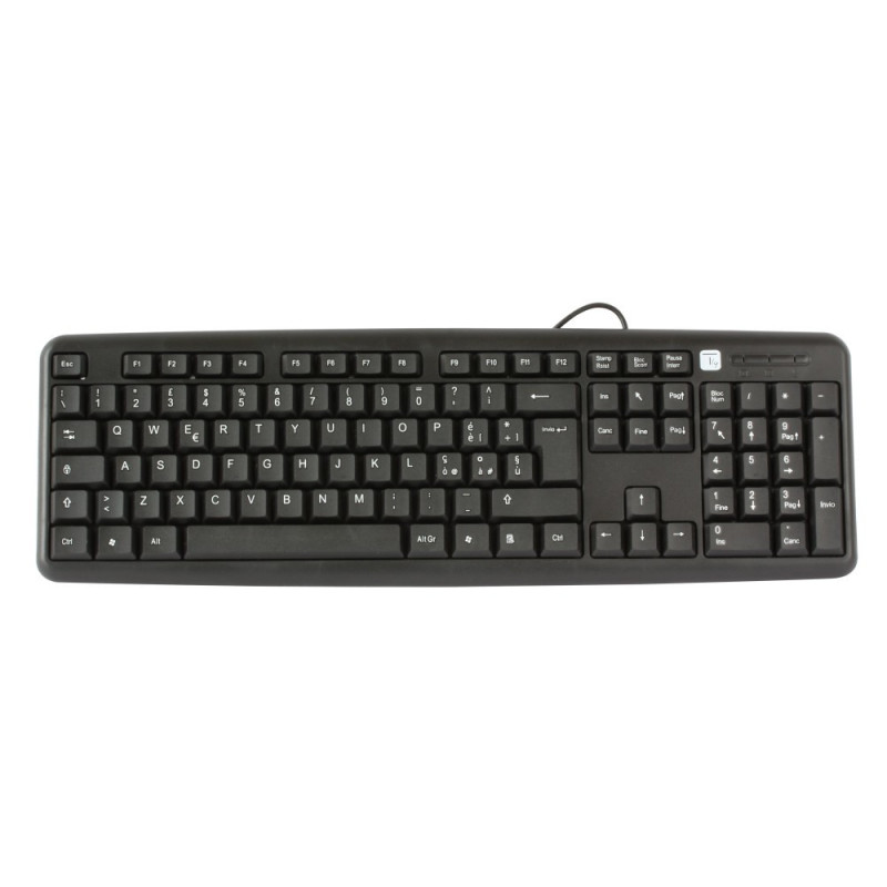 Techly IDATA 955-UBK Tastatur Universal USB QWERTY Italienisch Schwarz Techly IDATA 955-UBK Tastatur Universal USB QWERTY Italienisch Schwarz