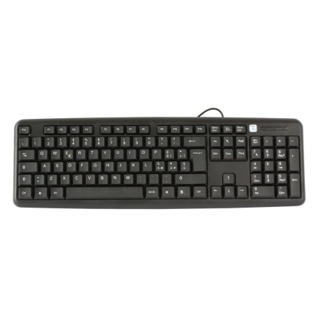 Techly IDATA 955-UBK Tastatur Universal USB QWERTY Italienisch Schwarz