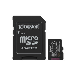 Kingston Technology 1TB microSDXC Canvas Select Plus Gen3 150MB s A1 (Adaptateur SD inclus)
