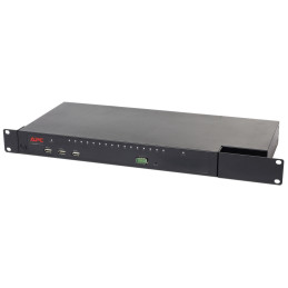 APC KVM1116R Tastatur Video Maus (KVM)-Switch Rack-Einbau Schwarz