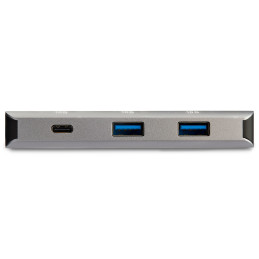 StarTech.com HB31C2A1CGB laptop dock port replicator USB 3.2 Gen 2 (3.1 Gen 2) Type-C Black, Gray