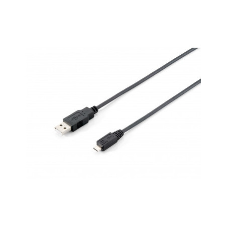 Equip 128523 Câble USB 2.0 Type A mâle vers Micro-B mâle, 1.8m