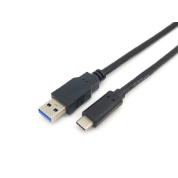 Equip 128344 Câble USB 3.2 Gen 1 C vers A, M M, 2,0m, 5Gbps, noir