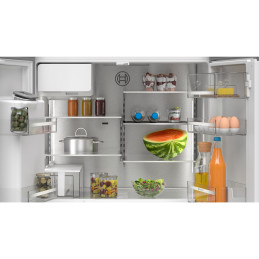 Bosch Serie 6 KFI96AXEA frigorifero side-by-side Libera installazione 574 L E Nero, Acciaio inox