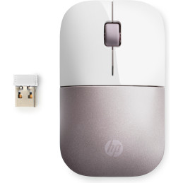 HP Mouse wireless Z3700  bianco rosa