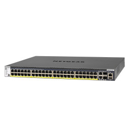 NETGEAR M4300-52G-PoE+ 550W PSU Managed L2 L3 L4 Gigabit Ethernet (10 100 1000) Power over Ethernet (PoE) 1U Schwarz