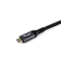 Equip 128382 Cable USB4 Gen 2x2 C a C, M M, 2,0 m, PD 100 W, 4K 60 Hz, 20 Gbps, negro