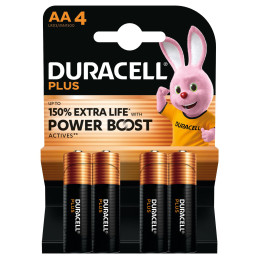 Duracell Plus Batteria monouso Stilo AA Alcalino