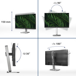 Philips 5000 series 27B2G5500 00 Computerbildschirm 68,6 cm (27") 2560 x 1440 Pixel Quad HD LCD Anthrazit