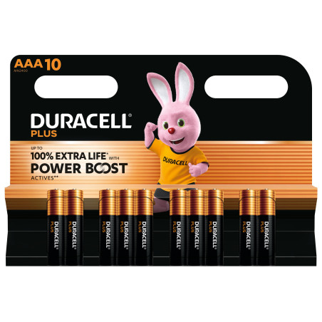 Duracell Plus Einwegbatterie AAA Alkali