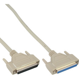 InLine 37357 câble Série Beige 5 m DB-37
