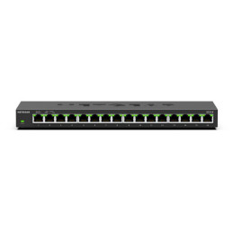 NETGEAR GS316 No administrado L2 Gigabit Ethernet (10 100 1000) Negro