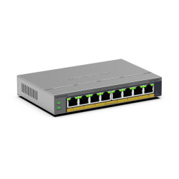 NETGEAR GS108EPP Unmanaged Gigabit Ethernet (10 100 1000) Power over Ethernet (PoE) Desktop Wall-Mounting Gray