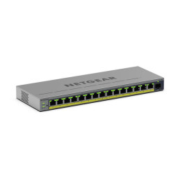NETGEAR GS116EPP Gestionado L2 L3 Gigabit Ethernet (10 100 1000) Energía sobre Ethernet (PoE) Gris