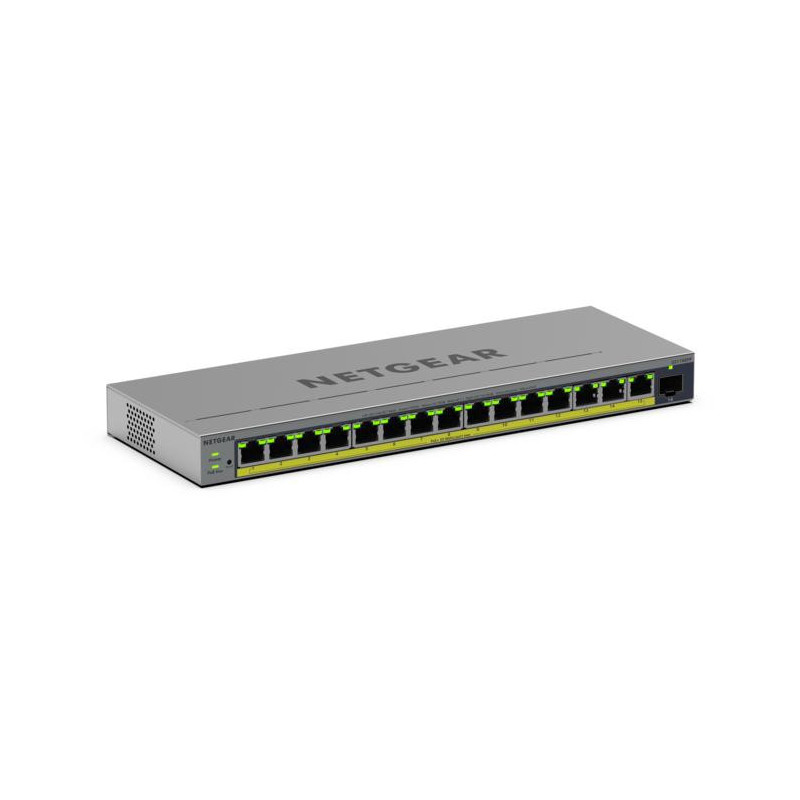 NETGEAR GS116EPP Managed L2 L3 Gigabit Ethernet (10 100 1000) Power over Ethernet (PoE) Gray