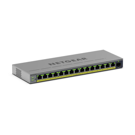 NETGEAR GS116EPP Gestionado L2 L3 Gigabit Ethernet (10 100 1000) Energía sobre Ethernet (PoE) Gris