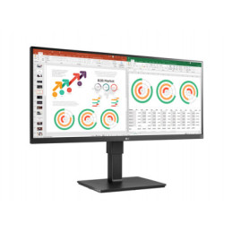 LG 34BN770-B computer monitor 34" 3440 x 1440 pixels UltraWide Quad HD LCD Black
