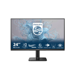 Philips 1000 series 24E2N1100LB 00 computer monitor 23.8" 1920 x 1080 pixels Full HD LCD Black