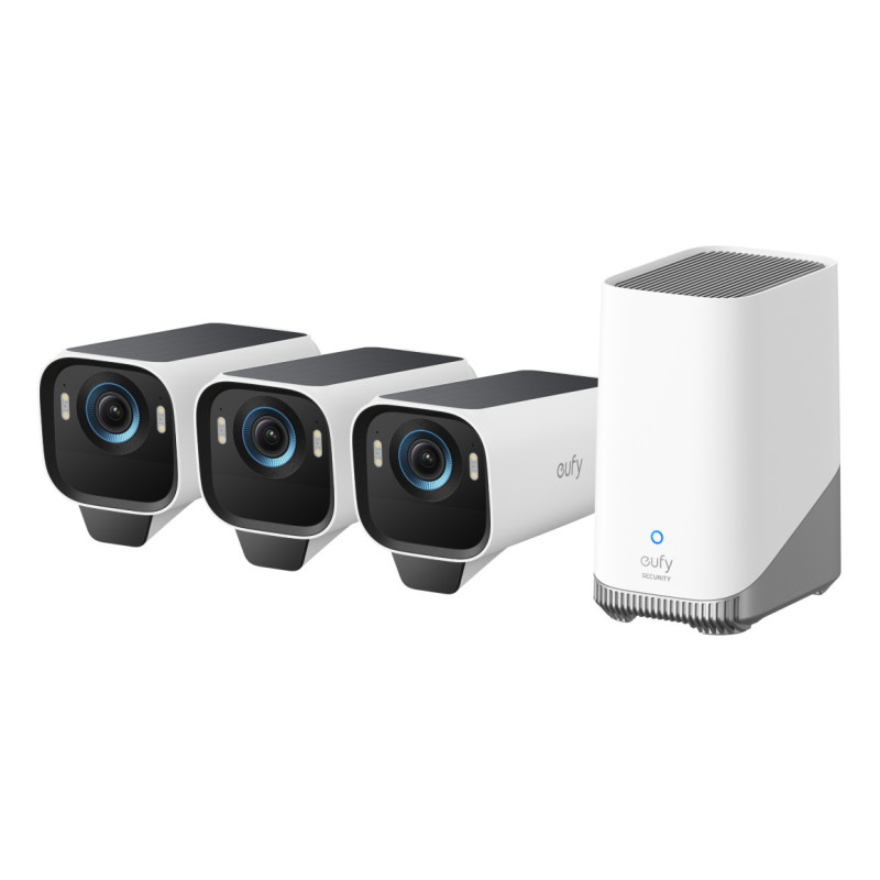Eufy Cam S3 Pro 3+1 Bala (forma) Cámara de seguridad IP Exterior 3840 x 2160 Pixeles Pared