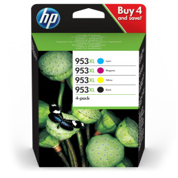 HP 953XL cartouche d'encre Original Rendement élevé (XL) Noir, Cyan, Magenta, Jaune