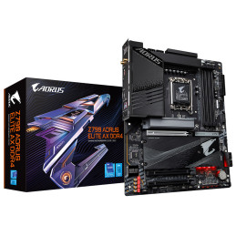 GIGABYTE Z790 AORUS ELITE AX DDR4 Carte mère - Compatible avec processeurs Intel Core 14th Gen CPUs, 16+1+2 Phases Digital VRM,