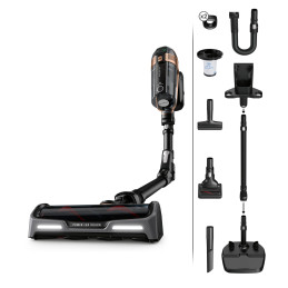 Rowenta X-Force RH99F1 2-in-1 stick vacuum Battery Dry HEPA Bagless 0.9 L Black, Gray