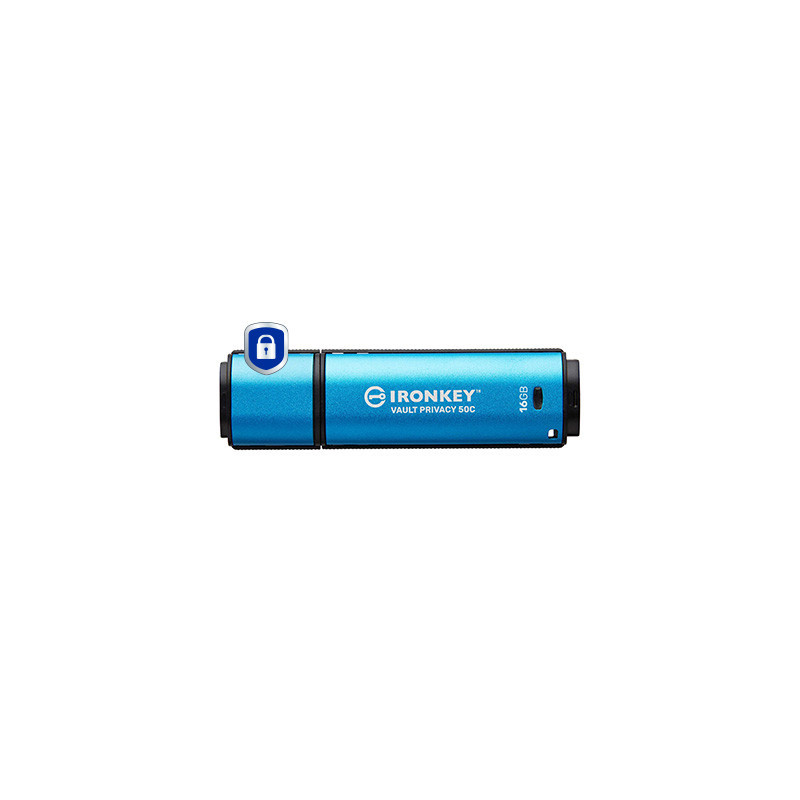 Kingston Technology IronKey 16GB USB-C Vault Privacy 50C crittografia AES-256, FIPS 197 Kingston Technology IronKey 16GB USB-C Vault Privacy 50C crittografia AES-256, FIPS 197