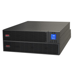 APC Easy UPS On-Line, 10kVA 10kW, Rackmontage 4HE, 230V, Festverdrahteter 3-adriger (1P+N+E) Ausgang, Kartensteckplatz, LCD,