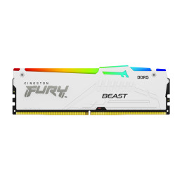 Kingston Technology FURY Beast 32GB 6000MT s DDR5 CL30 DIMM (2er-Kit) White RGB EXPO