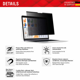 Displex 01766 display privacy filters 14.2" Laptop Frameless display privacy filter 5H