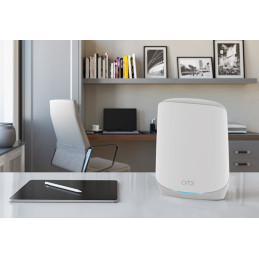 NETGEAR Orbi RBS760 Tri-band (2.4 GHz   5 GHz   5 GHz) Wi-Fi 6 (802.11ax) White 2 Internal