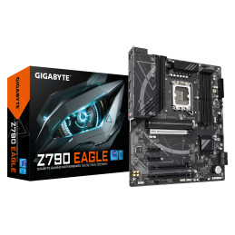 GIGABYTE Z790 EAGLE Carte mère - Prend en charge les processeurs Intel Core de 14e génération, VRM 12+1+1 phases, jusqu'à