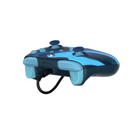 PDP REMATCH GLOW Advanced Blu USB Gamepad Analogico Digitale PC, Xbox One, Xbox Series S, Xbox Series X