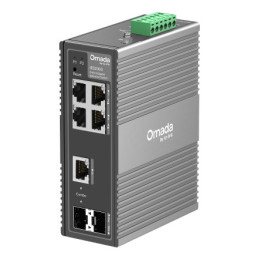 TP-Link Omada IES206G commutateur réseau Géré Gigabit Ethernet (10 100 1000) Noir