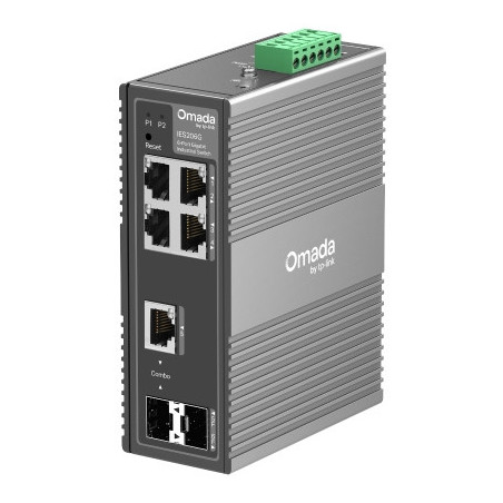 TP-Link Omada IES206G Netzwerk-Switch Managed Gigabit Ethernet (10 100 1000) Schwarz