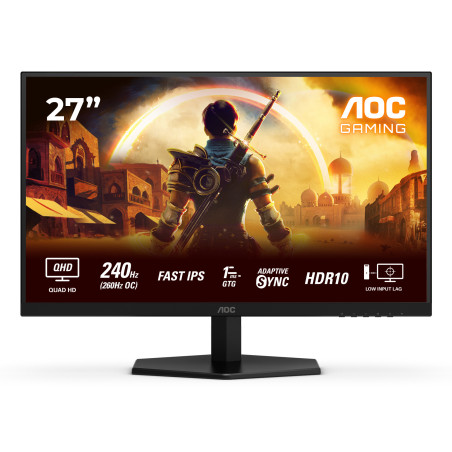 AOC G4 Q27G42ZE pantalla para PC 68,6 cm (27") 2560 x 1440 Pixeles Quad HD LCD Negro, Rojo